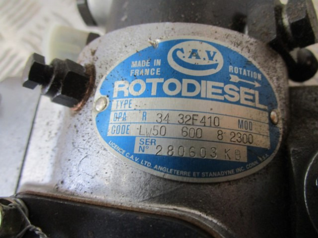 CAV ROTO DPA DIESEL FUEL INJECTION PUMP TYPE 3432F410 - Σύστημα καυσίμου για Φορτηγό: φωτογραφία 2 CAV ROTO DPA DIESEL FUEL INJECTION PUMP TYPE 3432F410 - Σύστημα καυσίμου για Φορτηγό: φωτογραφία 2