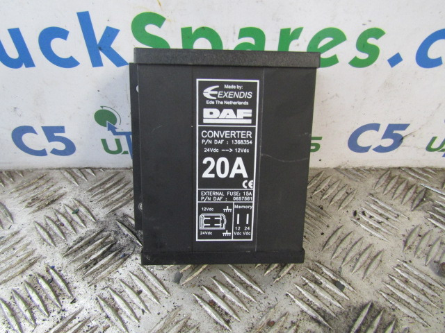 DAF XF 105 VOLTAGE DROPPER P/NO 1368354 - Ηλεκτρικό σύστημα για Φορτηγό: φωτογραφία 1 DAF XF 105 VOLTAGE DROPPER P/NO 1368354 - Ηλεκτρικό σύστημα για Φορτηγό: φωτογραφία 1