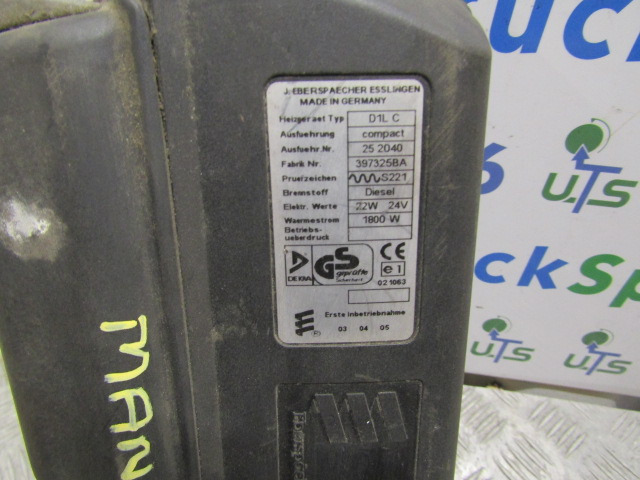EBERSPACHER “AIRTRONIC” NIGHT HEATER TYPE D2 & D1LC CHOICE AVAILABLE SUITS MAN AND MERCEDES - Καμπίνα και εσωτερικό για Φορτηγό: φωτογραφία 5 EBERSPACHER “AIRTRONIC” NIGHT HEATER TYPE D2 & D1LC CHOICE AVAILABLE SUITS MAN AND MERCEDES - Καμπίνα και εσωτερικό για Φορτηγό: φωτογραφία 5