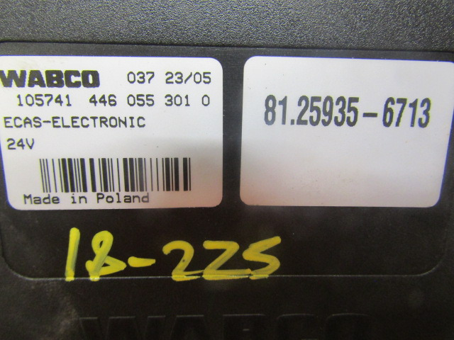 MAN M2000 18.225 ECAS ECU P/NO 81.25935.6713 - Ηλεκτρονική μονάδα ελέγχου για Φορτηγό: φωτογραφία 2 MAN M2000 18.225 ECAS ECU P/NO 81.25935.6713 - Ηλεκτρονική μονάδα ελέγχου για Φορτηγό: φωτογραφία 2