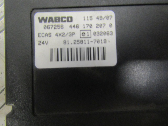 MAN TGL ECAS ECU P/NO 81.25811.7019 - Ηλεκτρονική μονάδα ελέγχου για Φορτηγό: φωτογραφία 2 MAN TGL ECAS ECU P/NO 81.25811.7019 - Ηλεκτρονική μονάδα ελέγχου για Φορτηγό: φωτογραφία 2
