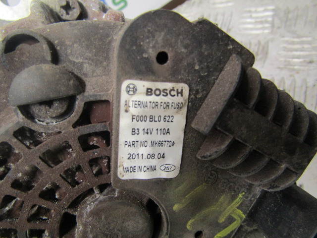 MITSUBISHI FUSO 75C BOSCH ALTERNATOR P/NO MK667724 - Ηλεκτρικό σύστημα για Φορτηγό: φωτογραφία 2 MITSUBISHI FUSO 75C BOSCH ALTERNATOR P/NO MK667724 - Ηλεκτρικό σύστημα για Φορτηγό: φωτογραφία 2
