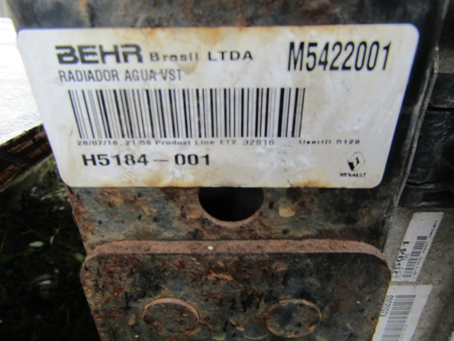 RENAULT MIDLUM DXI 180 RADIATOR P/NO M5422001 - Ψυγείο αυτοκίνητο για Φορτηγό: φωτογραφία 2 RENAULT MIDLUM DXI 180 RADIATOR P/NO M5422001 - Ψυγείο αυτοκίνητο για Φορτηγό: φωτογραφία 2