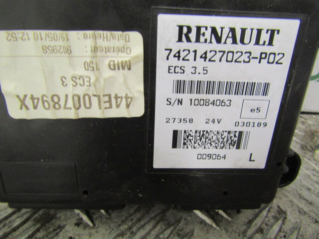 RENAULT MIDLUM DXI ECS CONTROL UNIT P/NO 7421427023-PO2 - Ηλεκτρικό σύστημα για Φορτηγό: φωτογραφία 2 RENAULT MIDLUM DXI ECS CONTROL UNIT P/NO 7421427023-PO2 - Ηλεκτρικό σύστημα για Φορτηγό: φωτογραφία 2