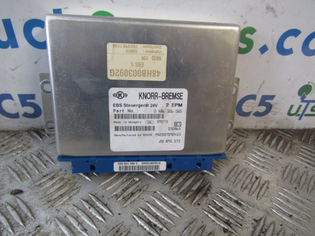 VOLVO FE EBS ECU P/NO 0486106 085 - Ηλεκτρονική μονάδα ελέγχου για Φορτηγό: φωτογραφία 1 VOLVO FE EBS ECU P/NO 0486106 085 - Ηλεκτρονική μονάδα ελέγχου για Φορτηγό: φωτογραφία 1