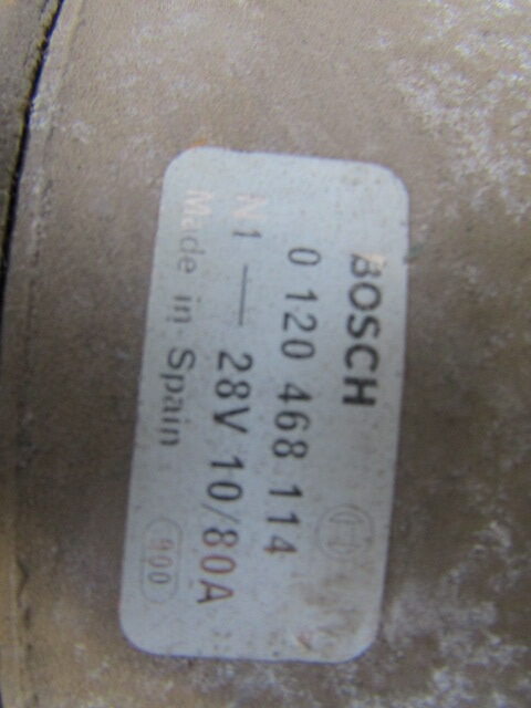 VOLVO FL D6B ALTERNATOR BOSCH P/NO 012468121 - Ηλεκτρικό σύστημα για Φορτηγό: φωτογραφία 3 VOLVO FL D6B ALTERNATOR BOSCH P/NO 012468121 - Ηλεκτρικό σύστημα για Φορτηγό: φωτογραφία 3