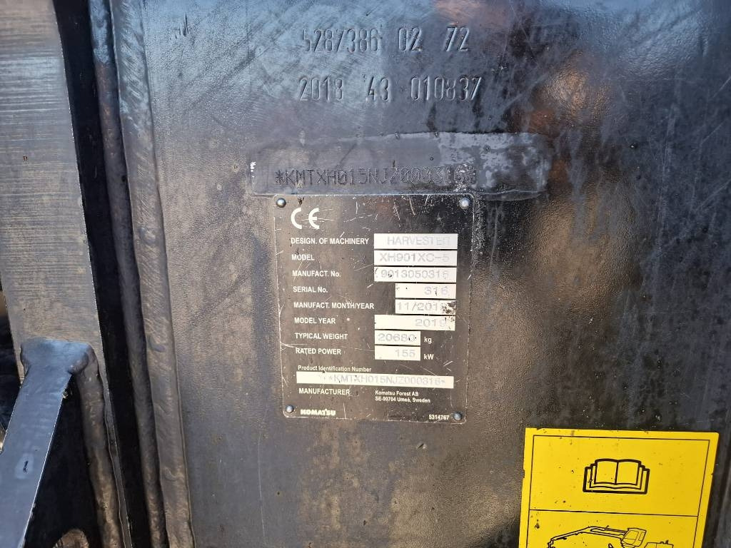 Komatsu 901 XC - Συλλεκτική μηχανή - forest harvester: φωτογραφία 5 Komatsu 901 XC - Συλλεκτική μηχανή - forest harvester: φωτογραφία 5