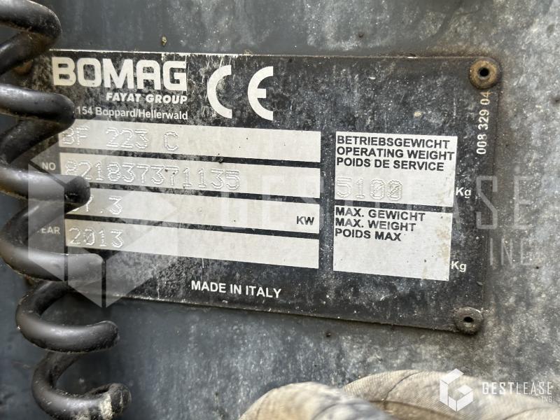 Διαστρωτήρας ασφάλτου Bomag BF223C: φωτογραφία 9