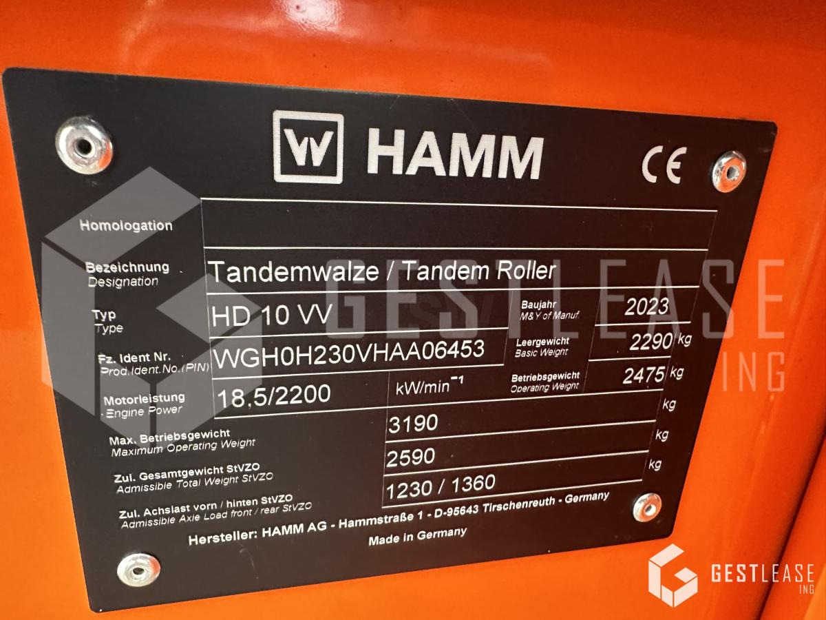 Hamm HD10VV - Ασφαλτικός οδοστρωτήρας: φωτογραφία 5 Hamm HD10VV - Ασφαλτικός οδοστρωτήρας: φωτογραφία 5