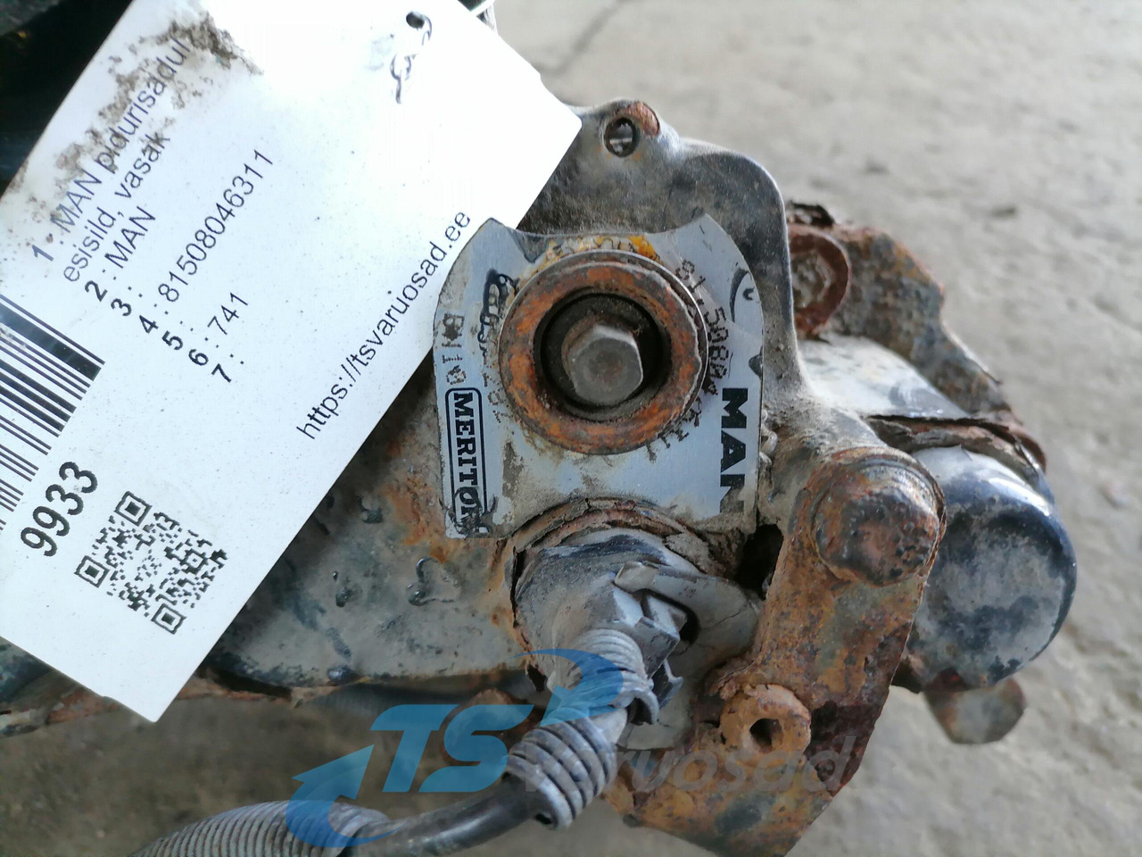 MAN Brake caliper 81508046311 - Εξαρτήματα φρένων για Φορτηγό: φωτογραφία 4 MAN Brake caliper 81508046311 - Εξαρτήματα φρένων για Φορτηγό: φωτογραφία 4