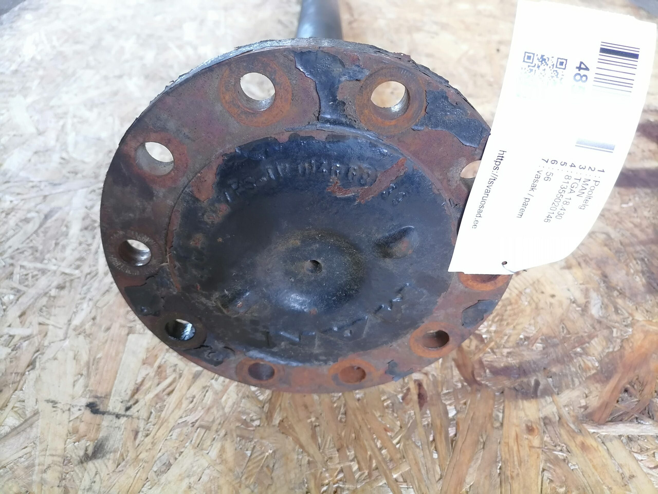 MAN Drive shaft 81355020146 - Ημιαξονιο για Φορτηγό: φωτογραφία 4 MAN Drive shaft 81355020146 - Ημιαξονιο για Φορτηγό: φωτογραφία 4
