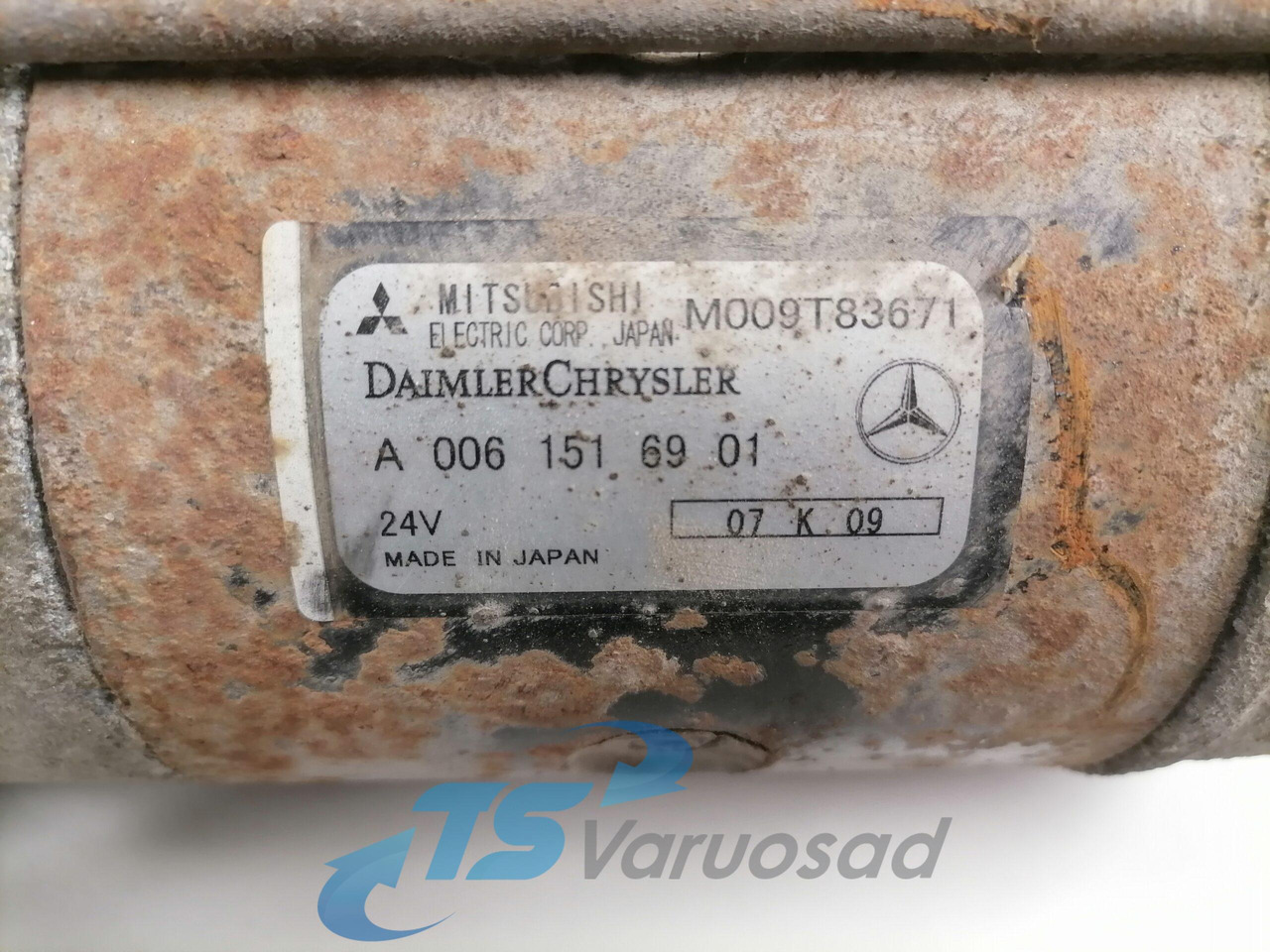 Mercedes-Benz Starter A0061516901 - Μίζα για Φορτηγό: φωτογραφία 3 Mercedes-Benz Starter A0061516901 - Μίζα για Φορτηγό: φωτογραφία 3