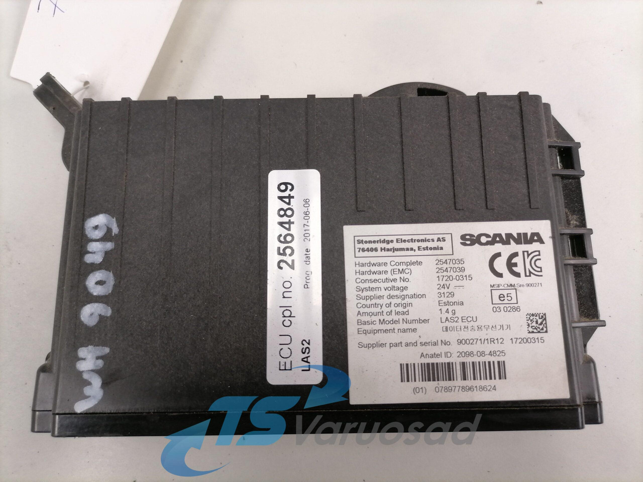 Scania Ecu, LAS 2564849 - Ηλεκτρονική μονάδα ελέγχου για Φορτηγό: φωτογραφία 3 Scania Ecu, LAS 2564849 - Ηλεκτρονική μονάδα ελέγχου για Φορτηγό: φωτογραφία 3