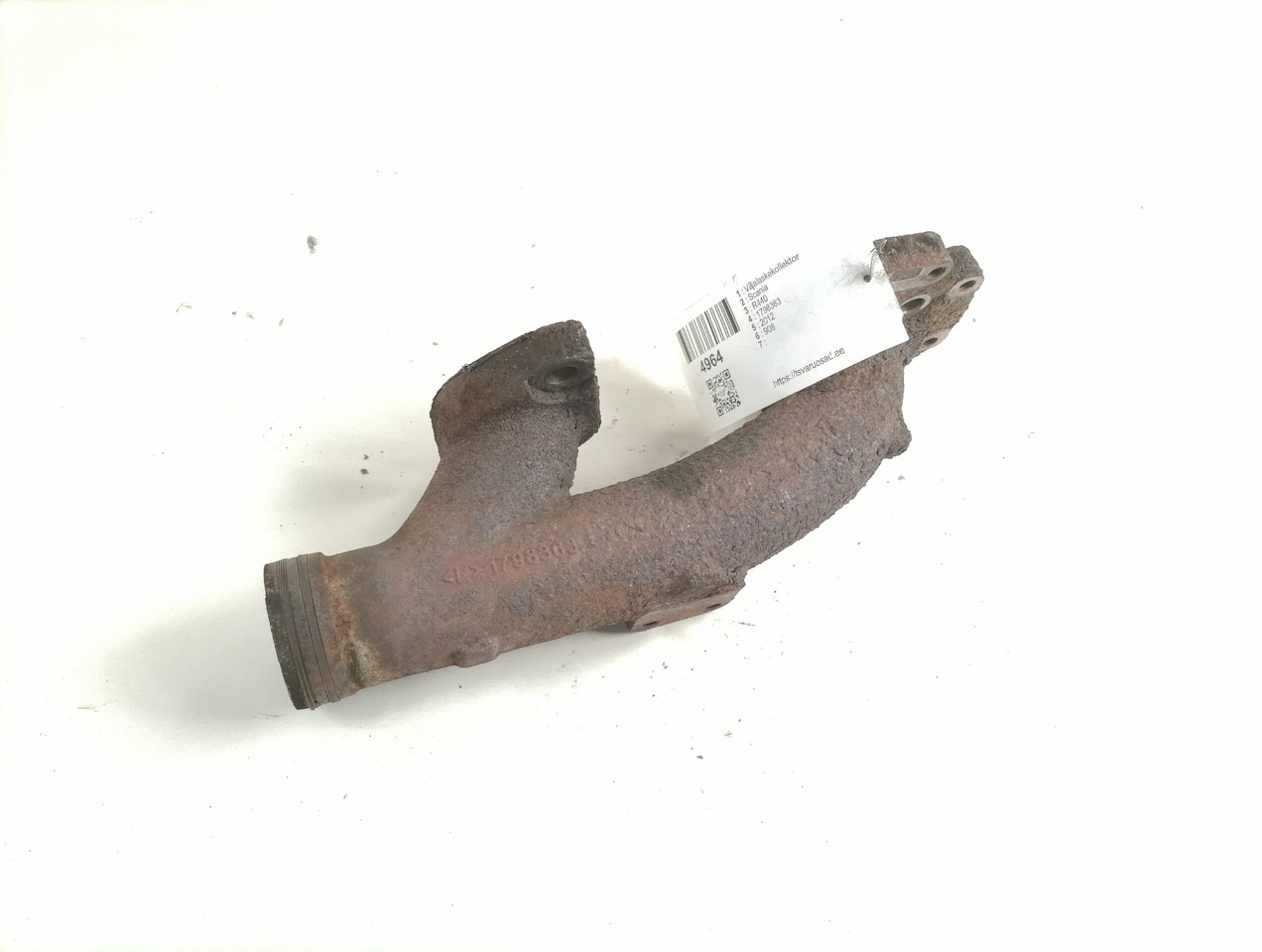 Scania Exhaust mainfold 1798363 - Πολλαπλή εξαγωγής για Φορτηγό: φωτογραφία 1 Scania Exhaust mainfold 1798363 - Πολλαπλή εξαγωγής για Φορτηγό: φωτογραφία 1