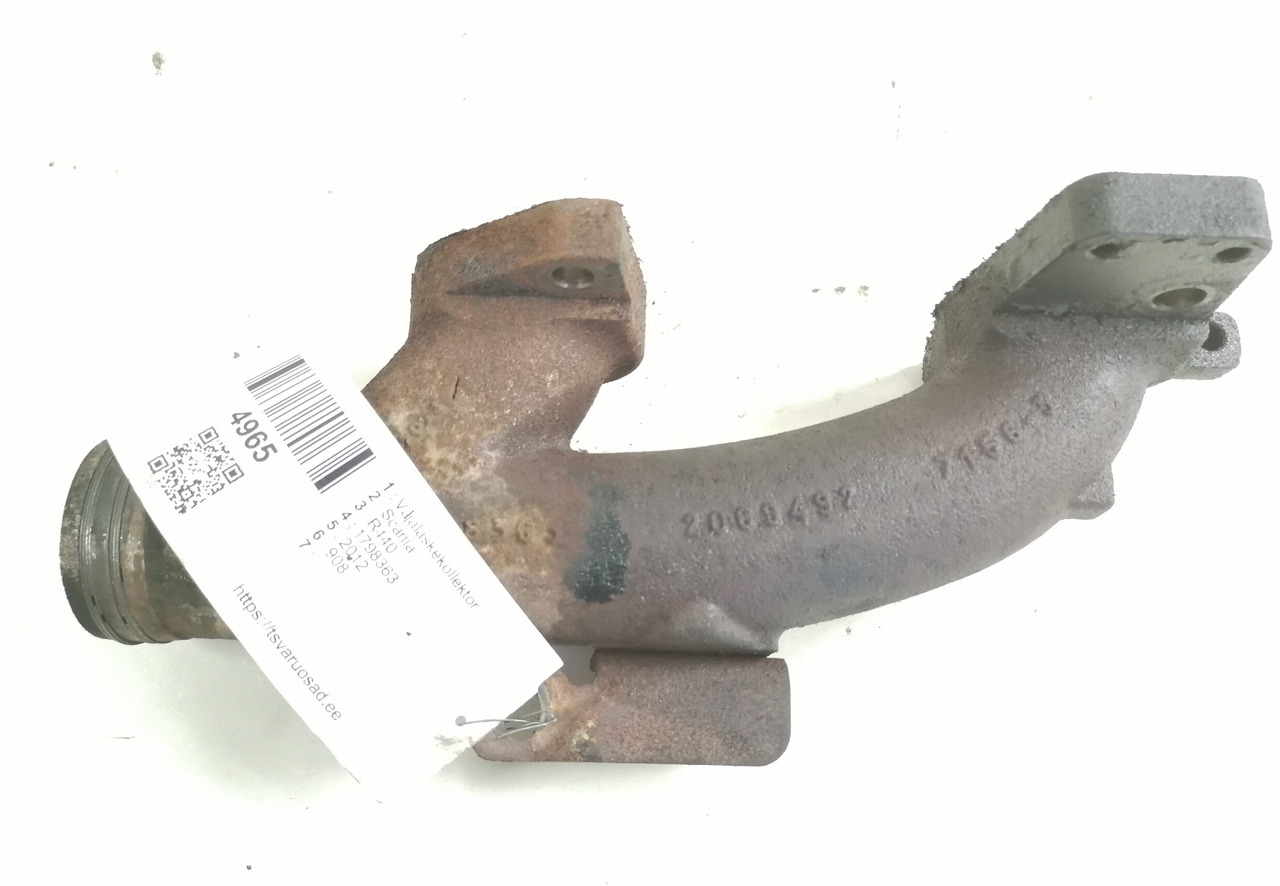 Scania Exhaust mainfold 1798363 - Πολλαπλή εξαγωγής για Φορτηγό: φωτογραφία 4 Scania Exhaust mainfold 1798363 - Πολλαπλή εξαγωγής για Φορτηγό: φωτογραφία 4
