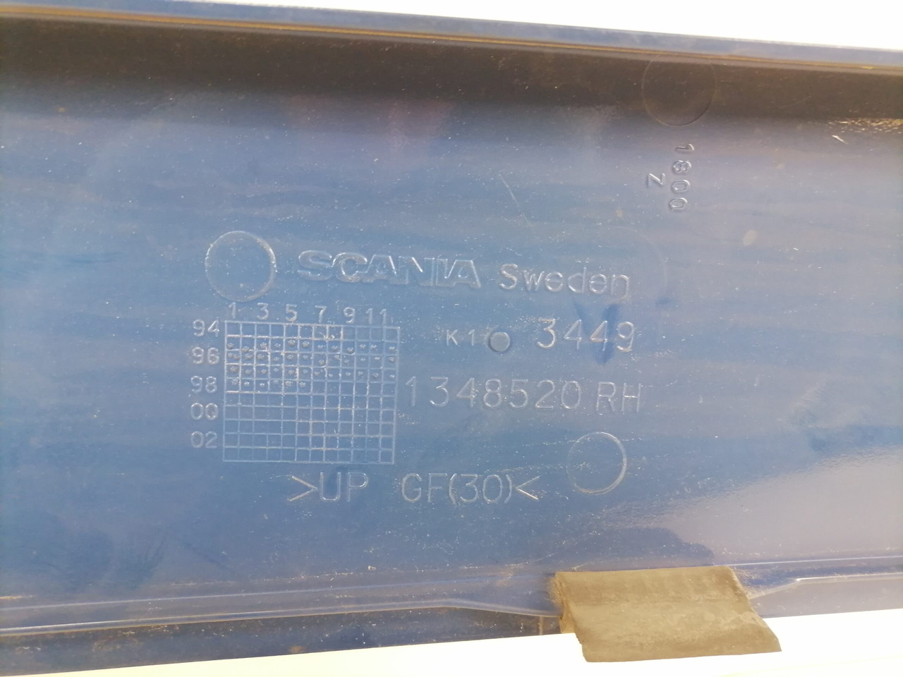 Scania Scania cab wind deflector, right side 1348520 - Αεροδυναμική/ Αεροτομή για Φορτηγό: φωτογραφία 2 Scania Scania cab wind deflector, right side 1348520 - Αεροδυναμική/ Αεροτομή για Φορτηγό: φωτογραφία 2