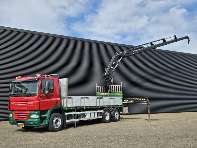 DAF CF 85.410 6x2 / HIAB 35 t/m crane / kran + REMOTE - Φορτηγό με ανοιχτή καρότσα, Φορτηγό με γερανό: φωτογραφία 1 DAF CF 85.410 6x2 / HIAB 35 t/m crane / kran + REMOTE - Φορτηγό με ανοιχτή καρότσα, Φορτηγό με γερανό: φωτογραφία 1