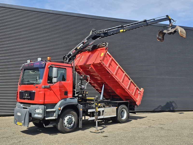 MAN TGM 18.250 / 4X4 / EEV / HIAB CRANE + TIPPER / SPRING - Φορτηγό ανατρεπόμενο, Φορτηγό με γερανό: φωτογραφία 1 MAN TGM 18.250 / 4X4 / EEV / HIAB CRANE + TIPPER / SPRING - Φορτηγό ανατρεπόμενο, Φορτηγό με γερανό: φωτογραφία 1