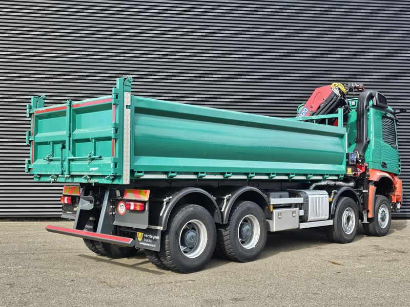 Mercedes-Benz AROCS 4145 / 8X6 / TIPPER + HMF CRANE - Φορτηγό ανατρεπόμενο, Φορτηγό με γερανό: φωτογραφία 3 Mercedes-Benz AROCS 4145 / 8X6 / TIPPER + HMF CRANE - Φορτηγό ανατρεπόμενο, Φορτηγό με γερανό: φωτογραφία 3