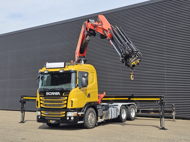 Scania G400 6x2 / PALFINGER PK 60002 / WINCH / BALLAST - Φορτηγό με ανοιχτή καρότσα, Φορτηγό με γερανό: φωτογραφία 5 Scania G400 6x2 / PALFINGER PK 60002 / WINCH / BALLAST - Φορτηγό με ανοιχτή καρότσα, Φορτηγό με γερανό: φωτογραφία 5