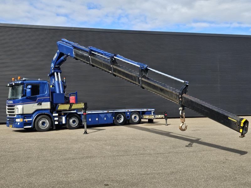 Scania R440 8x2*6 / FASSI 90 t/m CRANE / KRAN - Φορτηγό με ανοιχτή καρότσα, Φορτηγό με γερανό: φωτογραφία 3 Scania R440 8x2*6 / FASSI 90 t/m CRANE / KRAN - Φορτηγό με ανοιχτή καρότσα, Φορτηγό με γερανό: φωτογραφία 3