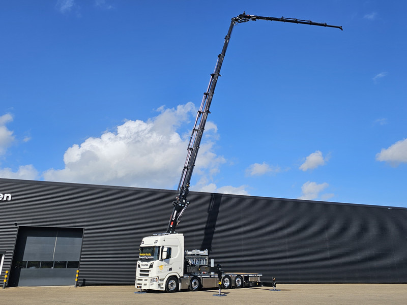 Scania R590 V8 / 8X2 / HIAB 1188 + JIB + WINCH - Φορτηγό με ανοιχτή καρότσα, Φορτηγό με γερανό: φωτογραφία 4 Scania R590 V8 / 8X2 / HIAB 1188 + JIB + WINCH - Φορτηγό με ανοιχτή καρότσα, Φορτηγό με γερανό: φωτογραφία 4
