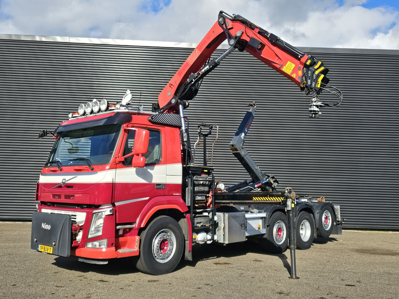 Volvo FM 420 8x2 / HIAB HOOKLIFT + 30 t/m CRANE - KRAN - Φορτηγό φόρτωσης γάντζου, Φορτηγό με γερανό: φωτογραφία 4 Volvo FM 420 8x2 / HIAB HOOKLIFT + 30 t/m CRANE - KRAN - Φορτηγό φόρτωσης γάντζου, Φορτηγό με γερανό: φωτογραφία 4