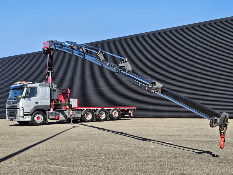 Volvo FM 460 8x4-4 / FASSI 36.5 t/m -8 x EXTENSION + WINCH - Φορτηγό με ανοιχτή καρότσα, Φορτηγό με γερανό: φωτογραφία 2 Volvo FM 460 8x4-4 / FASSI 36.5 t/m -8 x EXTENSION + WINCH - Φορτηγό με ανοιχτή καρότσα, Φορτηγό με γερανό: φωτογραφία 2