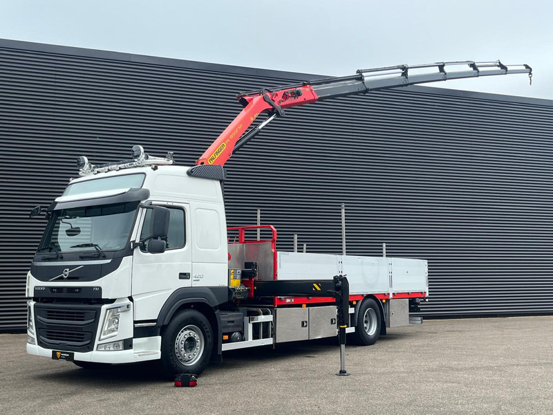 Volvo FM420 4x2 / PALFINGER 18502 - 17 mtr / CRANE / KRAN - Φορτηγό με ανοιχτή καρότσα, Φορτηγό με γερανό: φωτογραφία 1 Volvo FM420 4x2 / PALFINGER 18502 - 17 mtr / CRANE / KRAN - Φορτηγό με ανοιχτή καρότσα, Φορτηγό με γερανό: φωτογραφία 1
