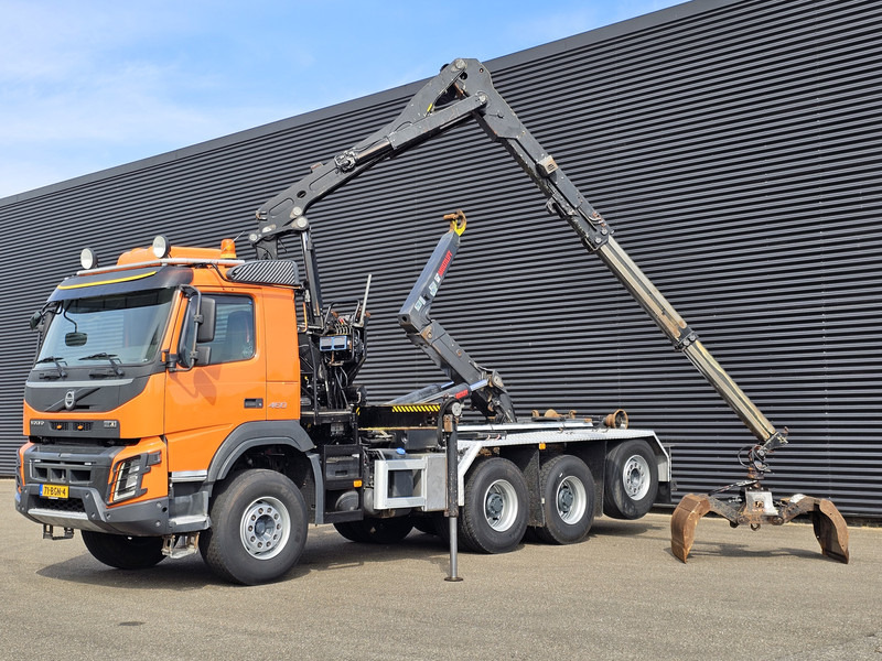 Volvo FMX 460 8x4-4 / HIAB Z CRANE + HOOKLIFT - Φορτηγό φόρτωσης γάντζου, Φορτηγό με γερανό: φωτογραφία 2 Volvo FMX 460 8x4-4 / HIAB Z CRANE + HOOKLIFT - Φορτηγό φόρτωσης γάντζου, Φορτηγό με γερανό: φωτογραφία 2