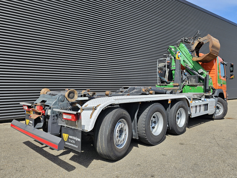 Volvo FMX 460 / 8x4-4 / HMF CRANE + HOOKLIFT / CONTAINER - Φορτηγό φόρτωσης γάντζου, Φορτηγό με γερανό: φωτογραφία 5 Volvo FMX 460 / 8x4-4 / HMF CRANE + HOOKLIFT / CONTAINER - Φορτηγό φόρτωσης γάντζου, Φορτηγό με γερανό: φωτογραφία 5