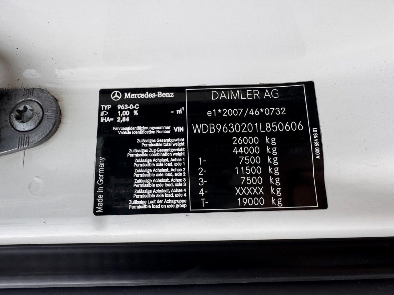 Mercedes-Benz 2536 ADR Valid & kipphydraulik für Gastank - Φορτηγό βυτιοφόρο: φωτογραφία 3 Mercedes-Benz 2536 ADR Valid & kipphydraulik für Gastank - Φορτηγό βυτιοφόρο: φωτογραφία 3