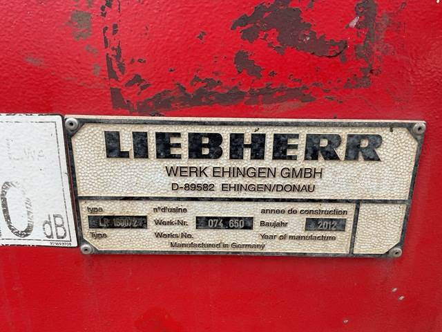 Liebherr LR1600/2 - Ερπυστριοφόρος γερανός: φωτογραφία 5 Liebherr LR1600/2 - Ερπυστριοφόρος γερανός: φωτογραφία 5