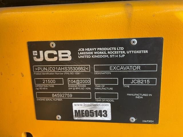 JCB 215LC - Ερπυστριοφόρος εκσκαφέας: φωτογραφία 5 JCB 215LC - Ερπυστριοφόρος εκσκαφέας: φωτογραφία 5