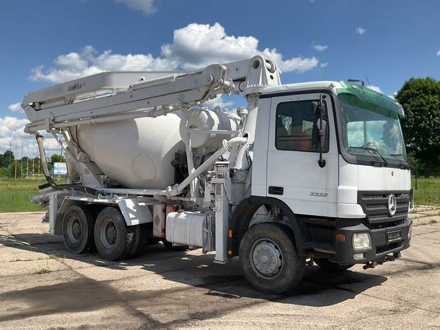 Mercedes-Benz Actros 3332 - Μπετονιέρα αντλία: φωτογραφία 4 Mercedes-Benz Actros 3332 - Μπετονιέρα αντλία: φωτογραφία 4