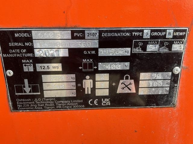 Τηλεσκοπικό ανυψωτικό JLG 660SJ: φωτογραφία 6 Τηλεσκοπικό ανυψωτικό JLG 660SJ: φωτογραφία 6