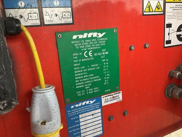 Niftylift HR21 - Καλαθοφόρο ανυψωτικό: φωτογραφία 5 Niftylift HR21 - Καλαθοφόρο ανυψωτικό: φωτογραφία 5