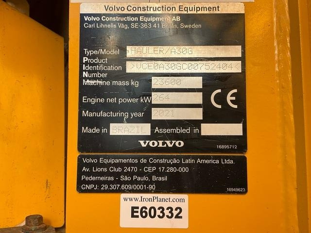 Volvo A30G - Αρθρωτό φορτηγό: φωτογραφία 5 Volvo A30G - Αρθρωτό φορτηγό: φωτογραφία 5