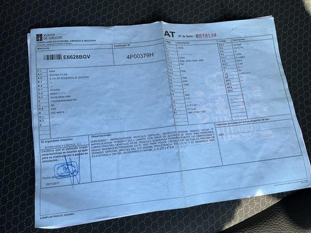 Φορτηγό με εναέρια πλατφόρμα Scania P410LB: φωτογραφία 19