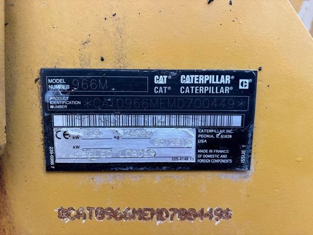 CAT 966M - Ελαστιχοφόρος φορτωτής: φωτογραφία 5 CAT 966M - Ελαστιχοφόρος φορτωτής: φωτογραφία 5