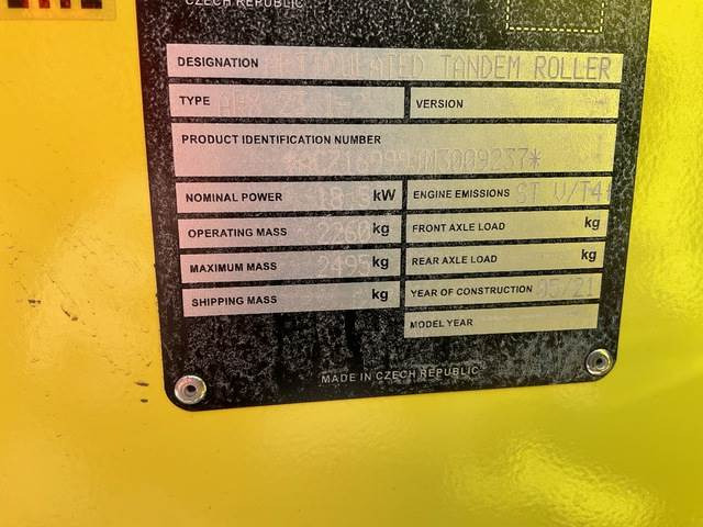 Ammann ARX23 1-2 - Ασφαλτικός οδοστρωτήρας: φωτογραφία 5 Ammann ARX23 1-2 - Ασφαλτικός οδοστρωτήρας: φωτογραφία 5