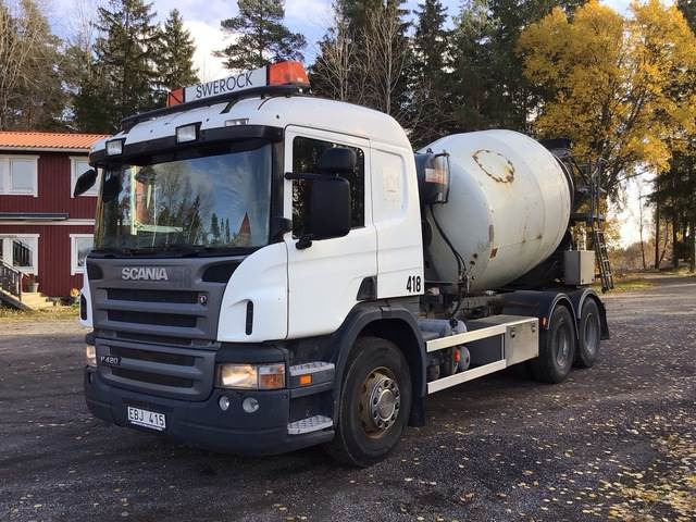 Scania P420LB - Μπετονιέρα φορτηγό: φωτογραφία 1 Scania P420LB - Μπετονιέρα φορτηγό: φωτογραφία 1