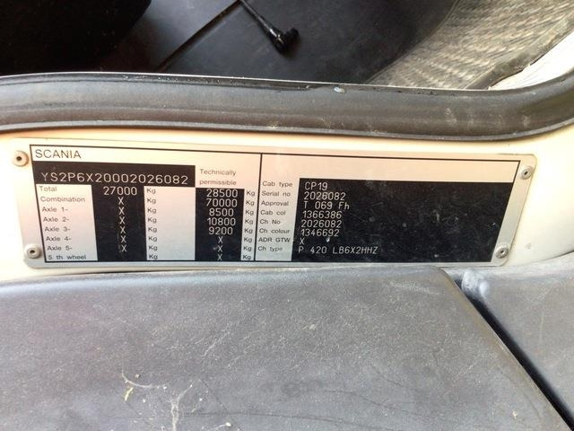 Scania P420LB - Μπετονιέρα φορτηγό: φωτογραφία 5 Scania P420LB - Μπετονιέρα φορτηγό: φωτογραφία 5