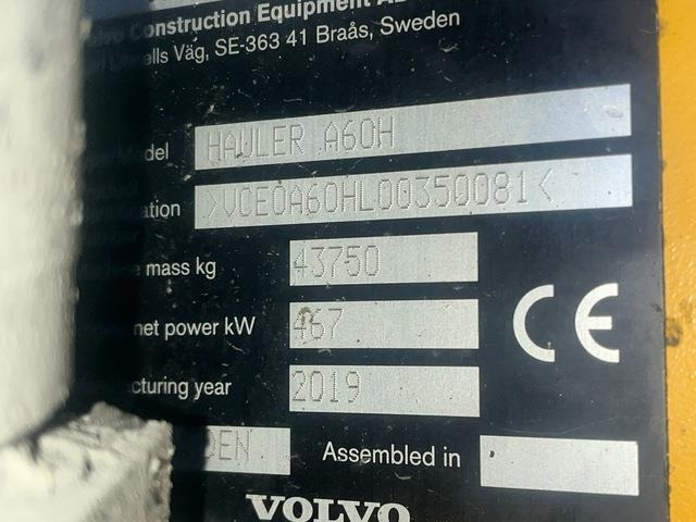 Volvo A60H - Αρθρωτό φορτηγό: φωτογραφία 5 Volvo A60H - Αρθρωτό φορτηγό: φωτογραφία 5