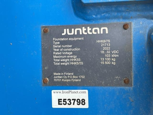 Junttan HHK5S - Παρελκόμενα για Πασσαλοπήκτης: φωτογραφία 5 Junttan HHK5S - Παρελκόμενα για Πασσαλοπήκτης: φωτογραφία 5