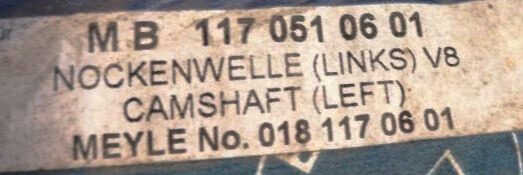 Mercedes-Benz - Εκκεντροφόρος άξονας για Φορτηγό: φωτογραφία 5 Mercedes-Benz - Εκκεντροφόρος άξονας για Φορτηγό: φωτογραφία 5