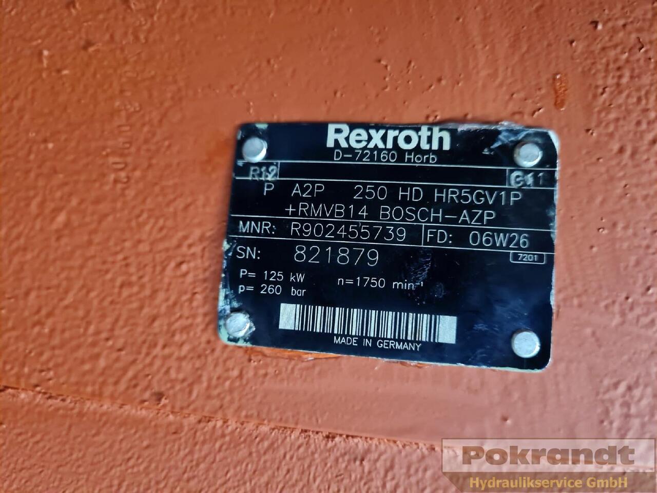 A2P250HD HR5GV1P + RMVB14 - Υδραυλική αντλία: φωτογραφία 5 A2P250HD HR5GV1P + RMVB14 - Υδραυλική αντλία: φωτογραφία 5