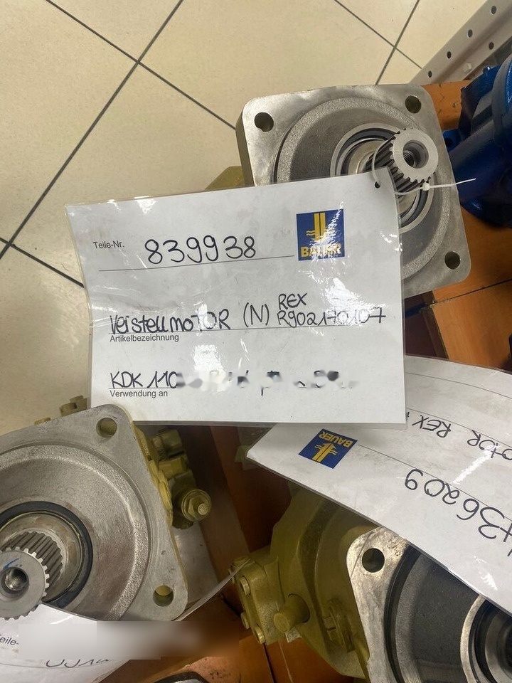 Rexroth KDK110 VON BGM, 35 R902170107 for pile driver - Υδραυλικός κινητήρας: φωτογραφία 3 Rexroth KDK110 VON BGM, 35 R902170107 for pile driver - Υδραυλικός κινητήρας: φωτογραφία 3