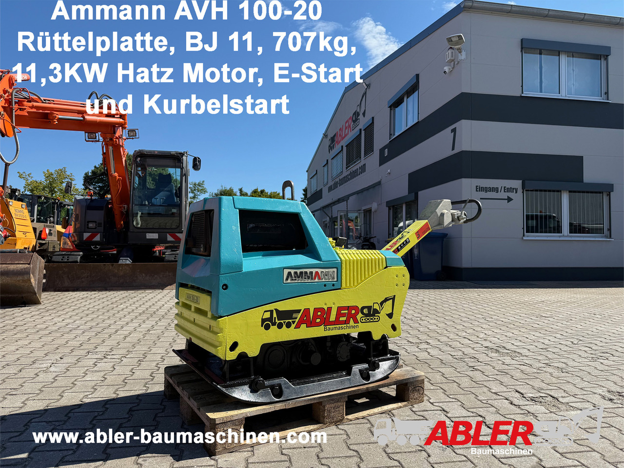 Ammann AVH 100-20 Rüttelplatte E-Start - Δονητική πλάκα: φωτογραφία 1 Ammann AVH 100-20 Rüttelplatte E-Start - Δονητική πλάκα: φωτογραφία 1