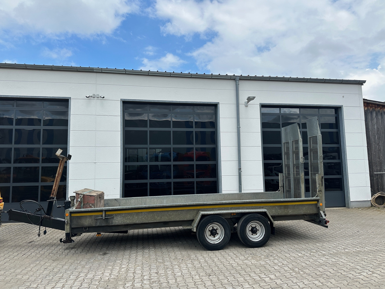 Demmler Tandem-Tiefladeranhänger Fräsenanhänger - Ρυμούλκα με χαμηλό δάπεδο: φωτογραφία 2 Demmler Tandem-Tiefladeranhänger Fräsenanhänger - Ρυμούλκα με χαμηλό δάπεδο: φωτογραφία 2